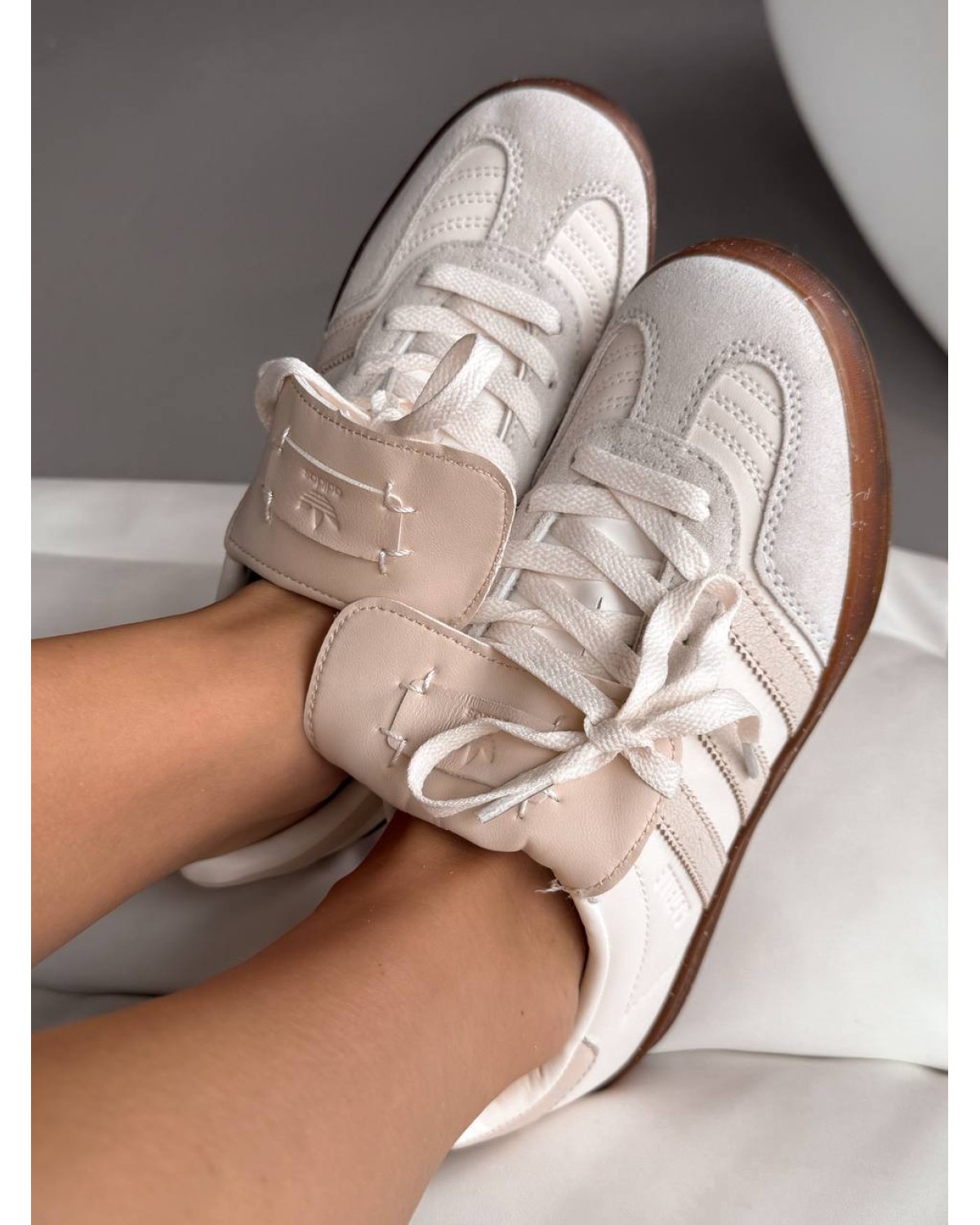 Adidas Gazelle Indoor x Foot Industry Beige