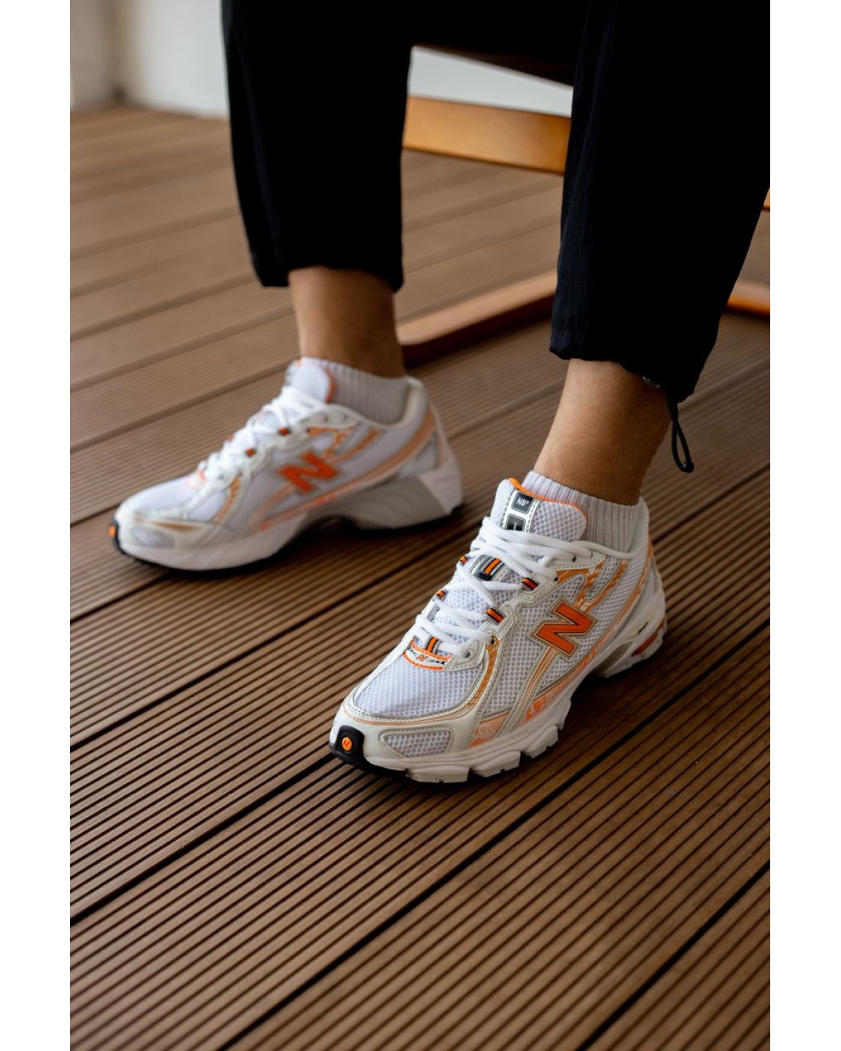 New Balance 740 White/Orange