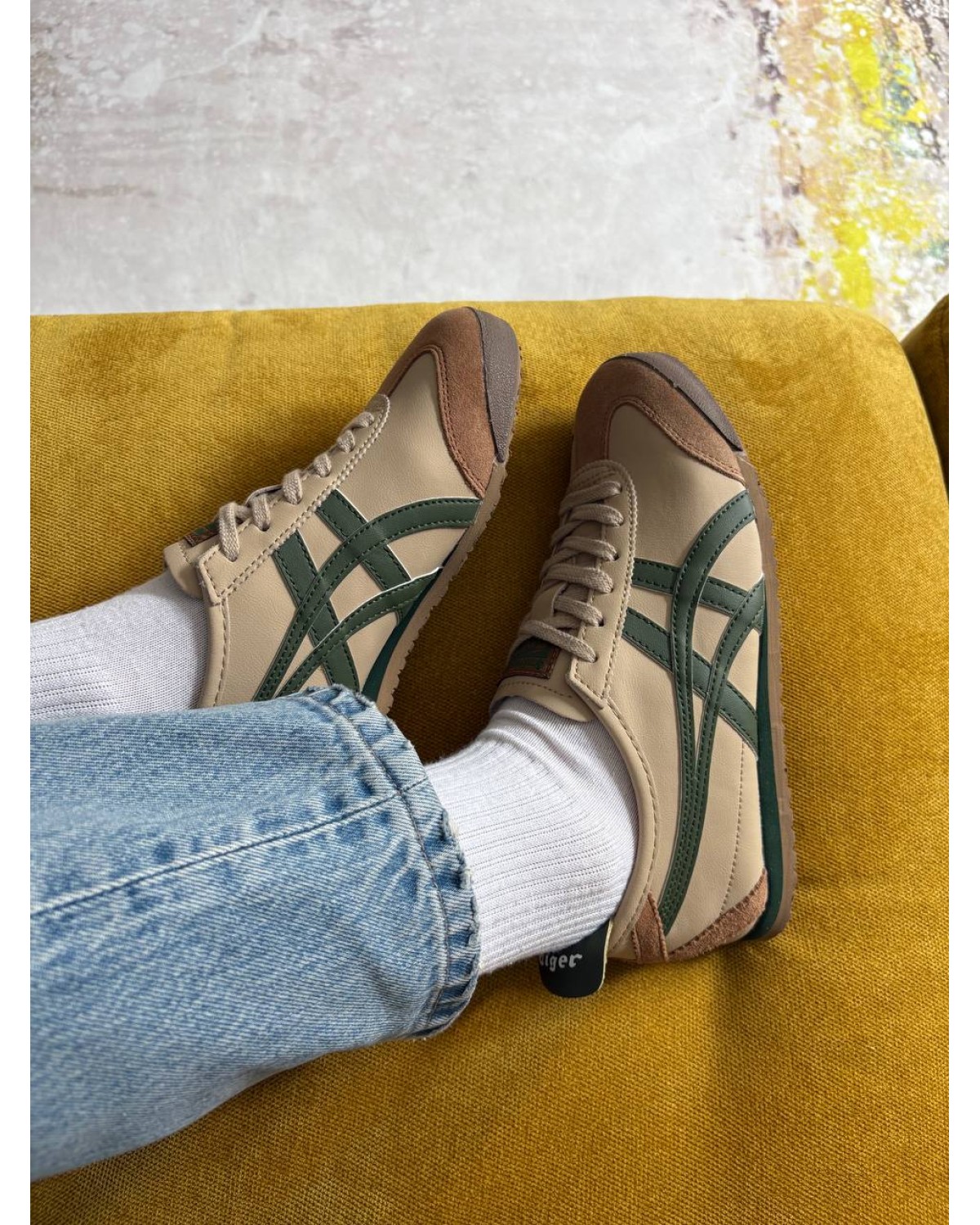 Asics Onitsuka Tiger 66 Tokuten Beige Green Brown