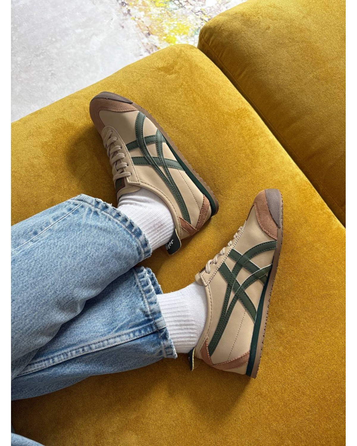 Asics Onitsuka Tiger 66 Tokuten Beige Green Brown