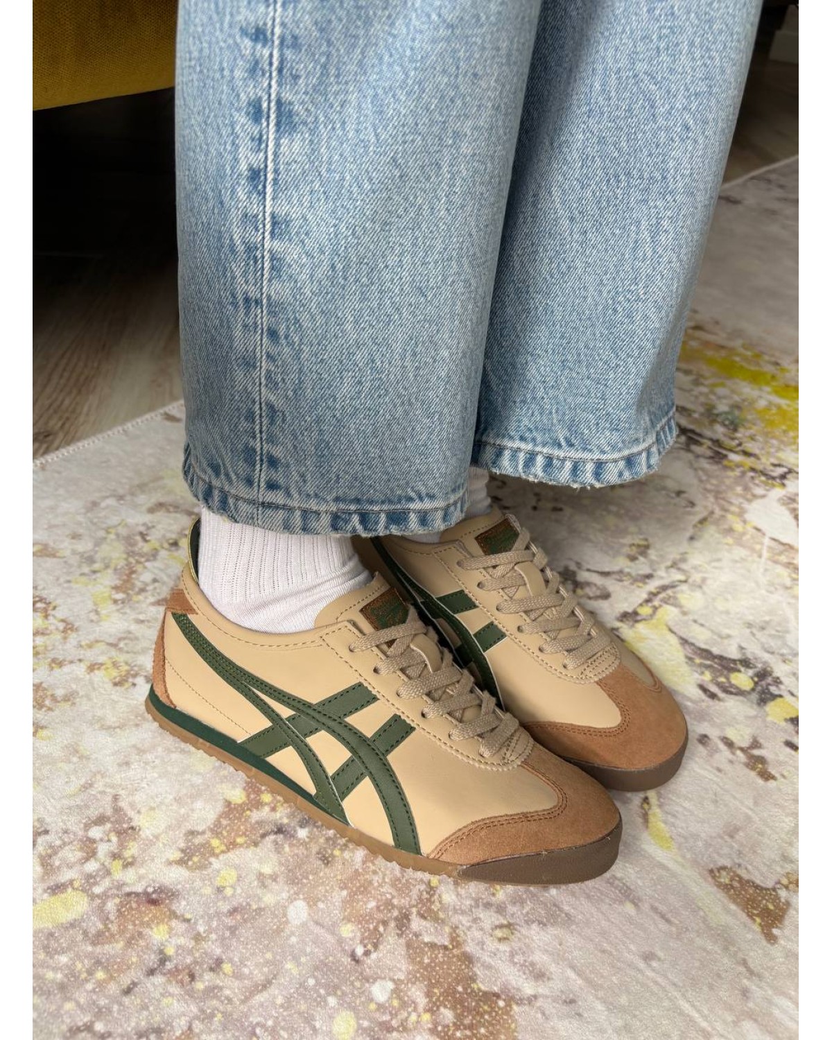 Asics Onitsuka Tiger 66 Tokuten Beige Green Brown