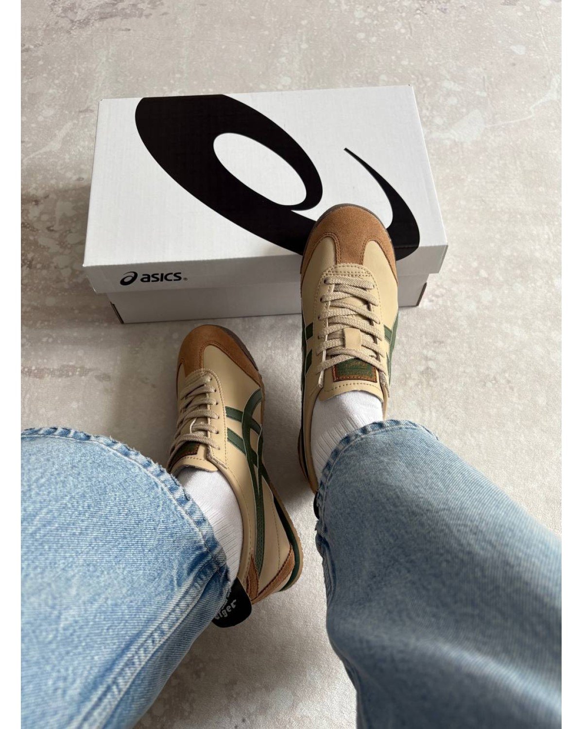 Asics Onitsuka Tiger 66 Tokuten Beige Green Brown