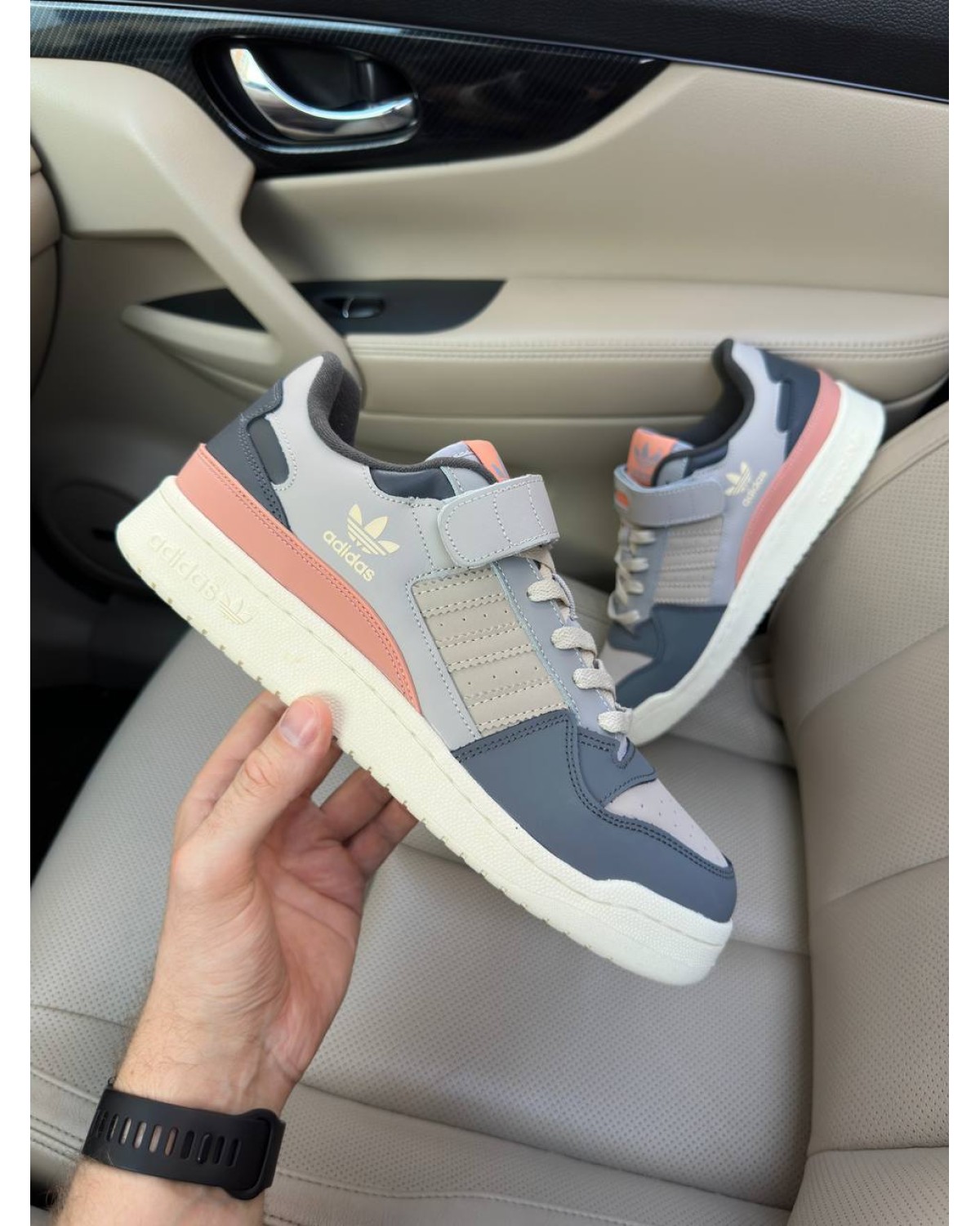 Adidas Forum Grey Dark Blue