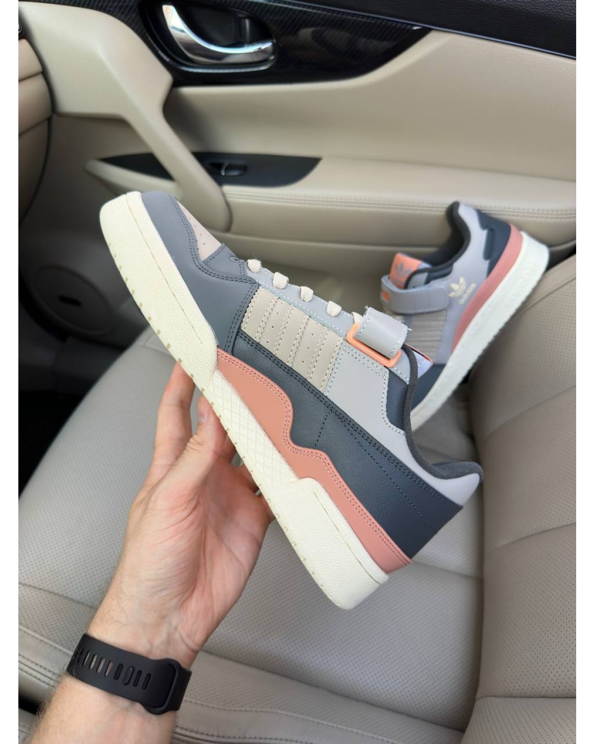 Adidas Forum Grey Dark Blue