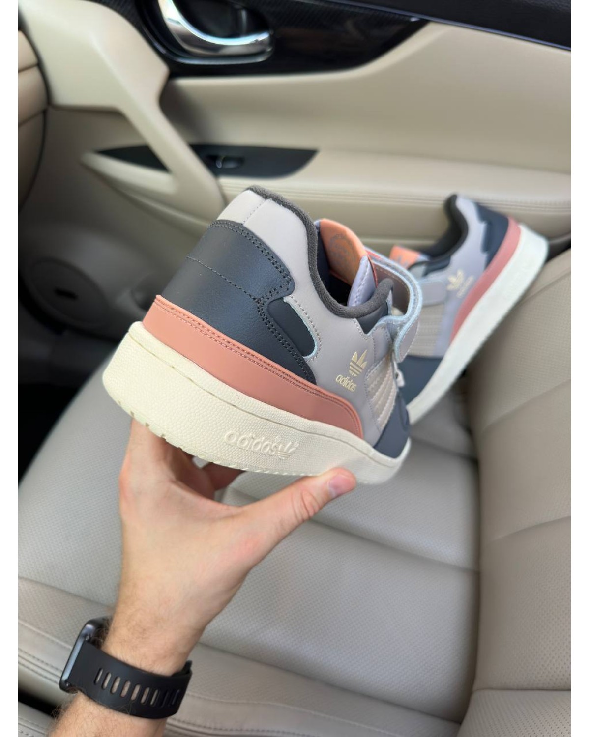 Adidas Forum Grey Dark Blue