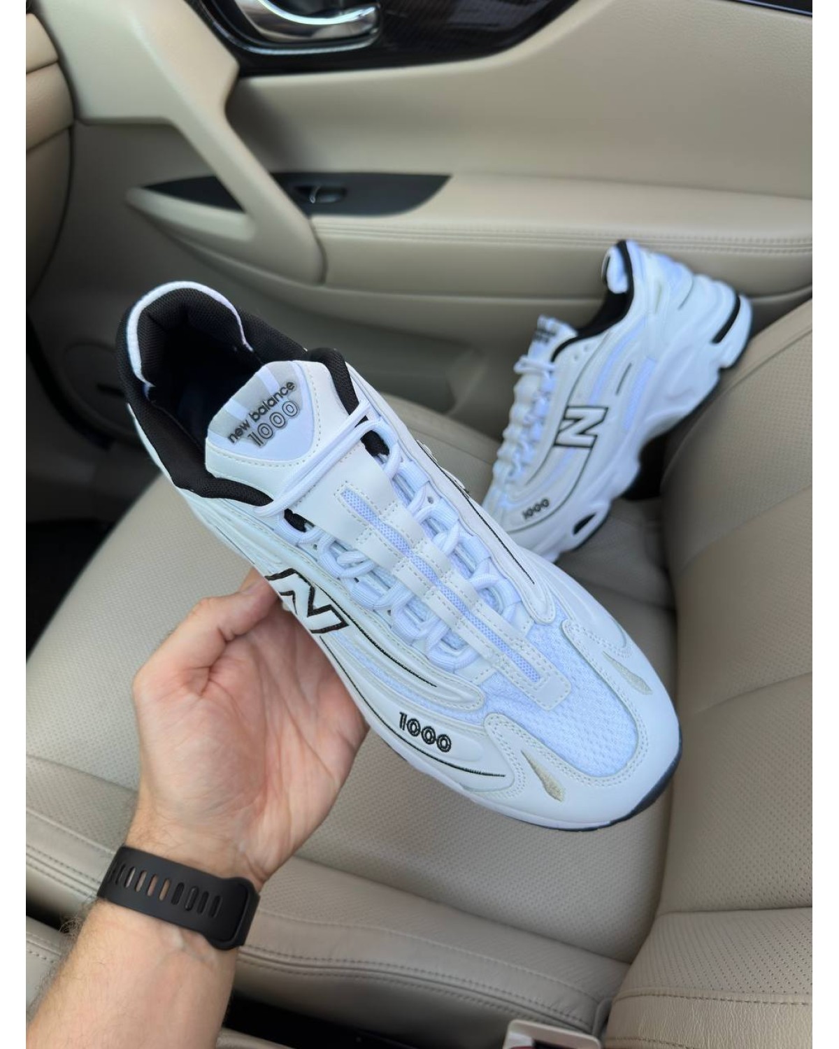 New Balance 1000 White Black