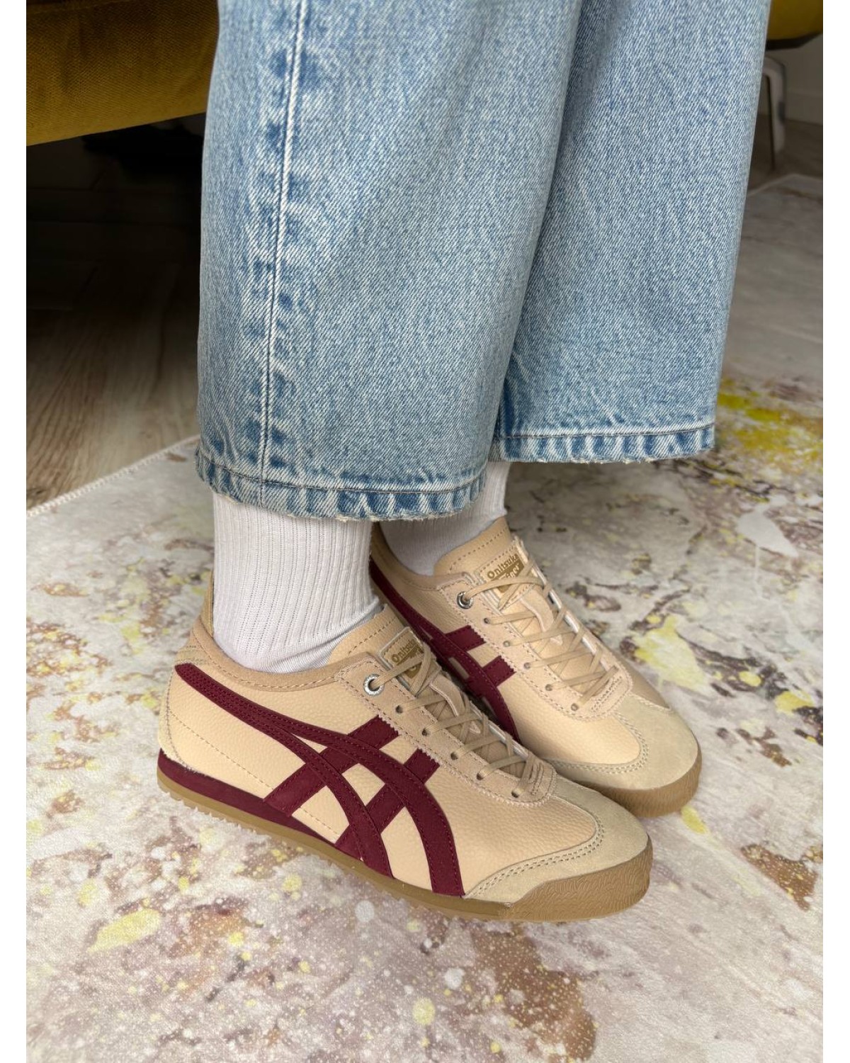 Asics Onitsuka Tiger 66 Beige Beet Juice