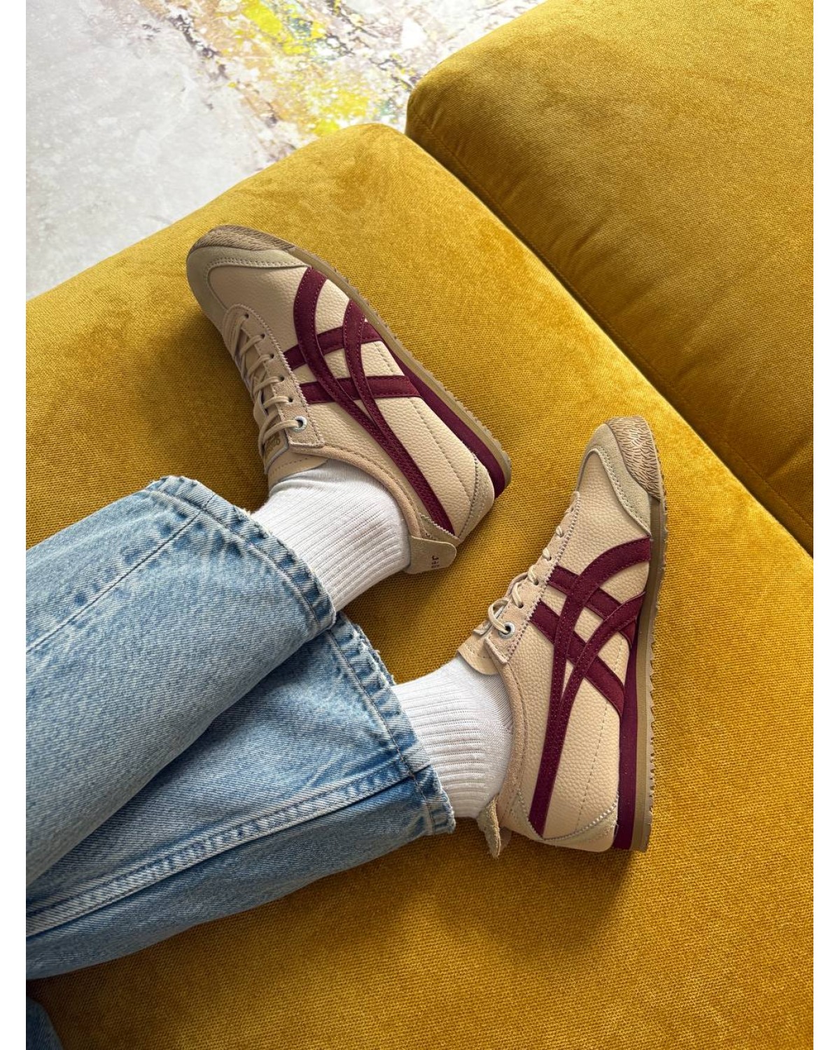 Asics Onitsuka Tiger 66 Beige Beet Juice