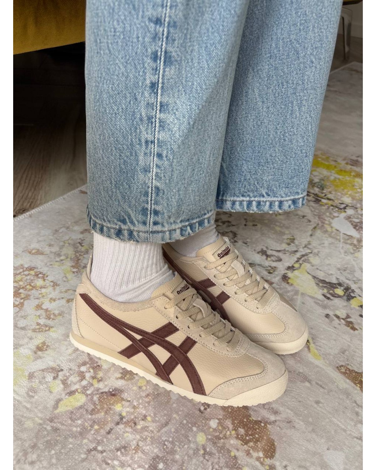 Asics Onitsuka Tiger 66  Mexico Beige Suede Brown