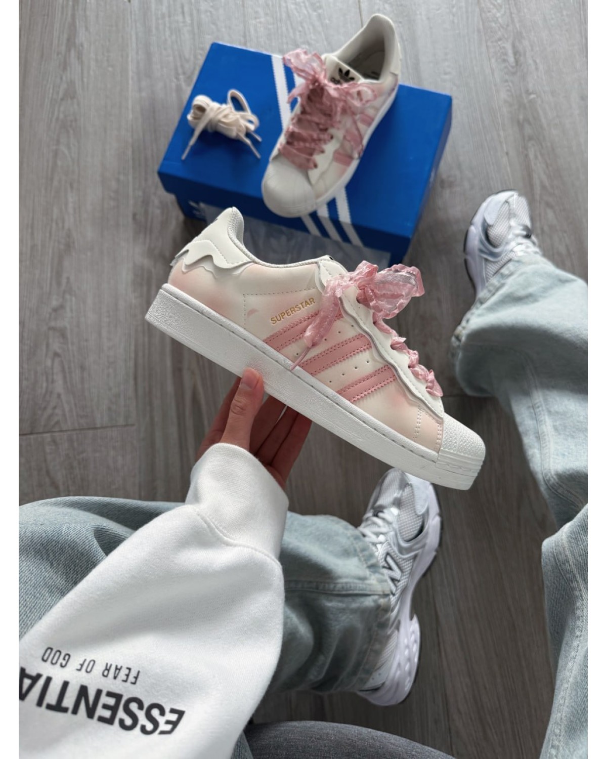 Adidas Superstar Cappuccino White Pink