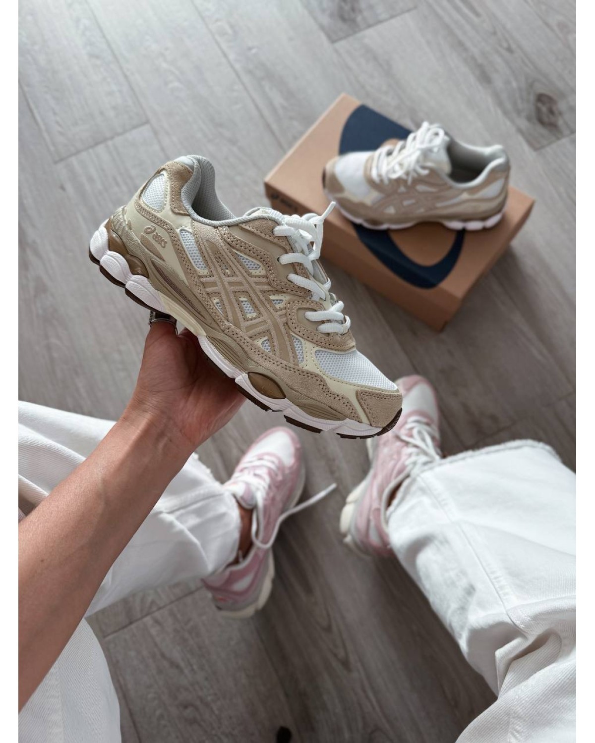 Asics Gel-NYC White Feather Grey