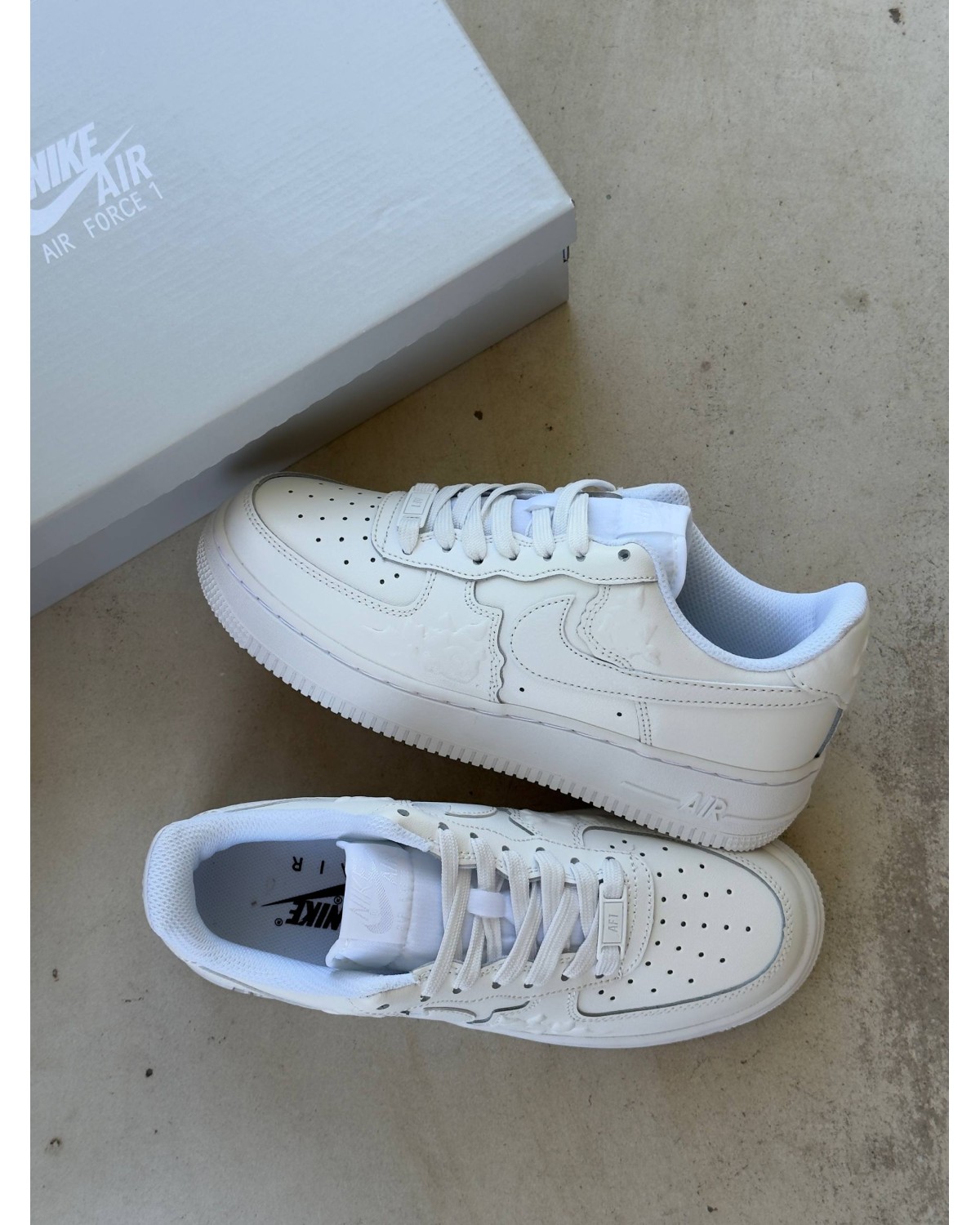 Nike Air Force 1 White Roses
