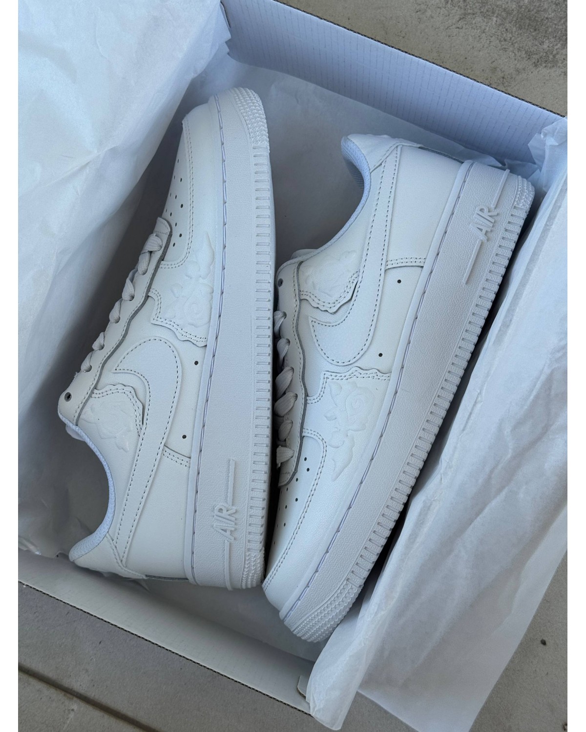 Nike Air Force 1 White Roses