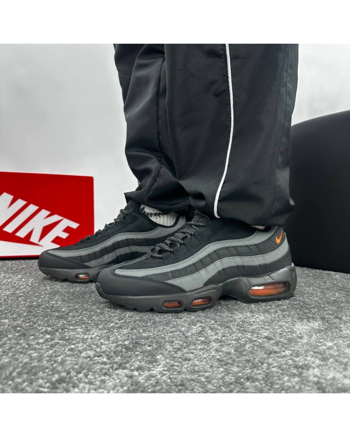 Nike Air Max 95 Black Grey Orange