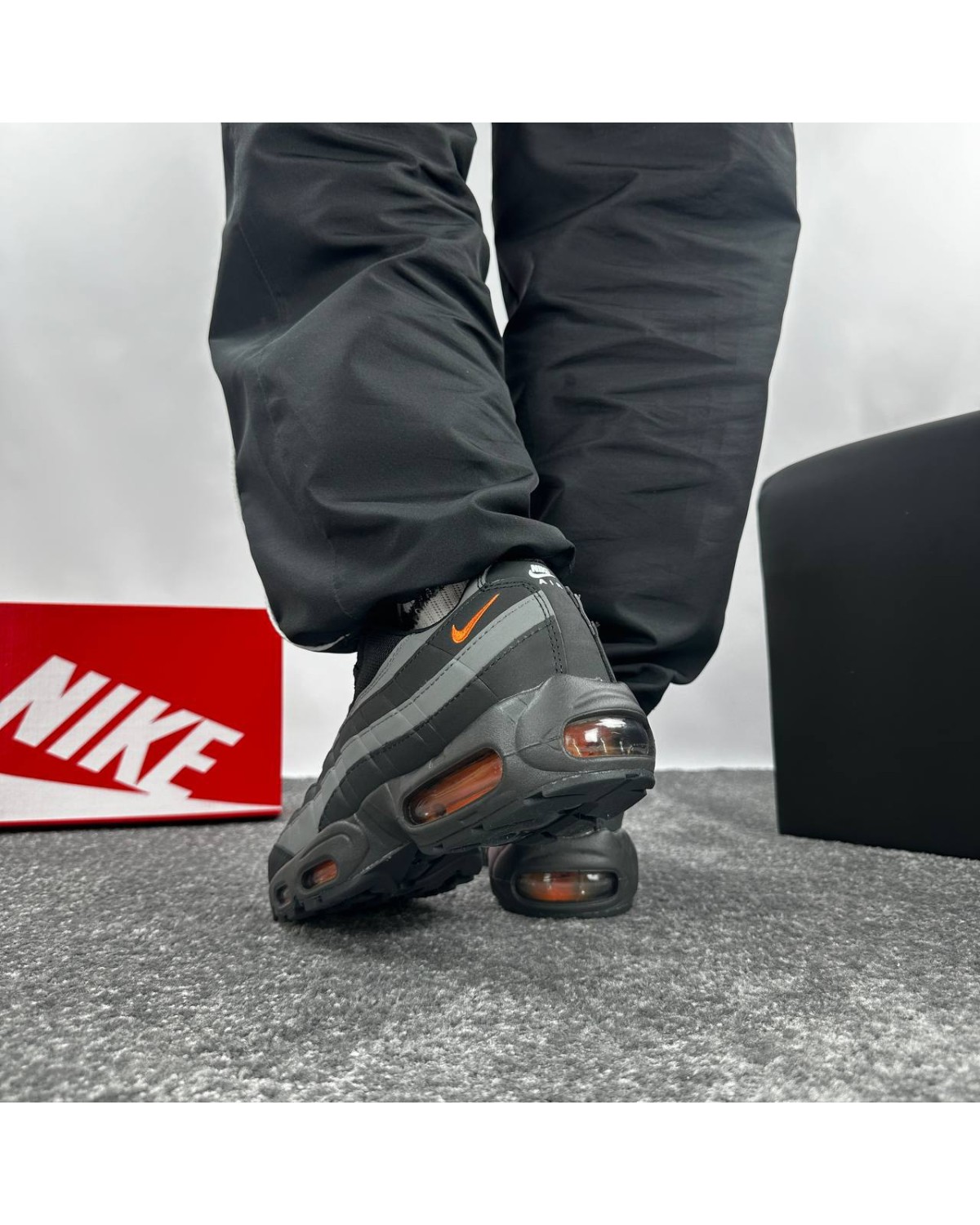 Nike Air Max 95 Black Grey Orange
