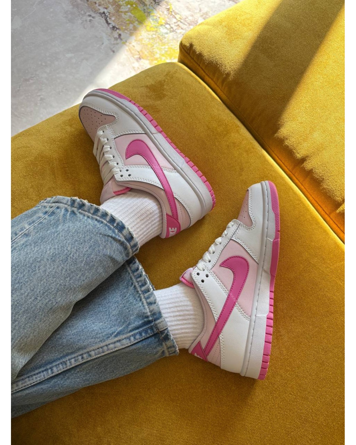 Nike Dunk Low Pink White