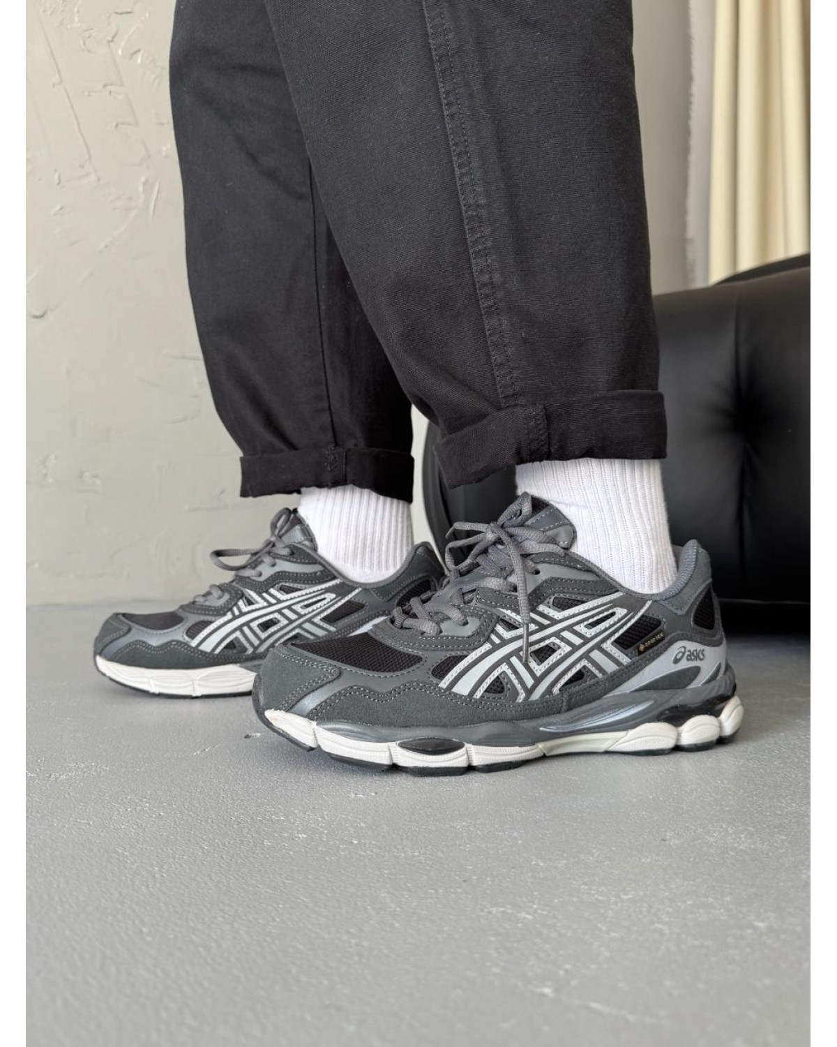 Asics Gel-NYC Grey/Silver Gore-Tex