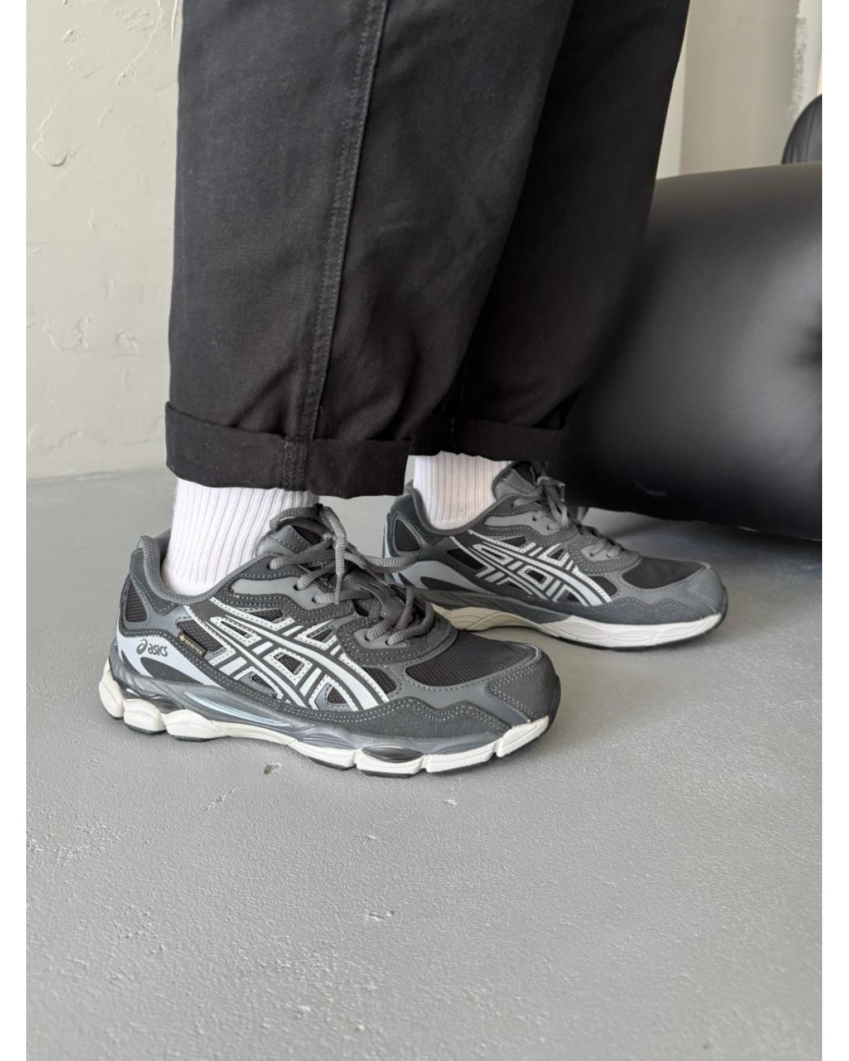 Asics Gel-NYC Grey/Silver Gore-Tex