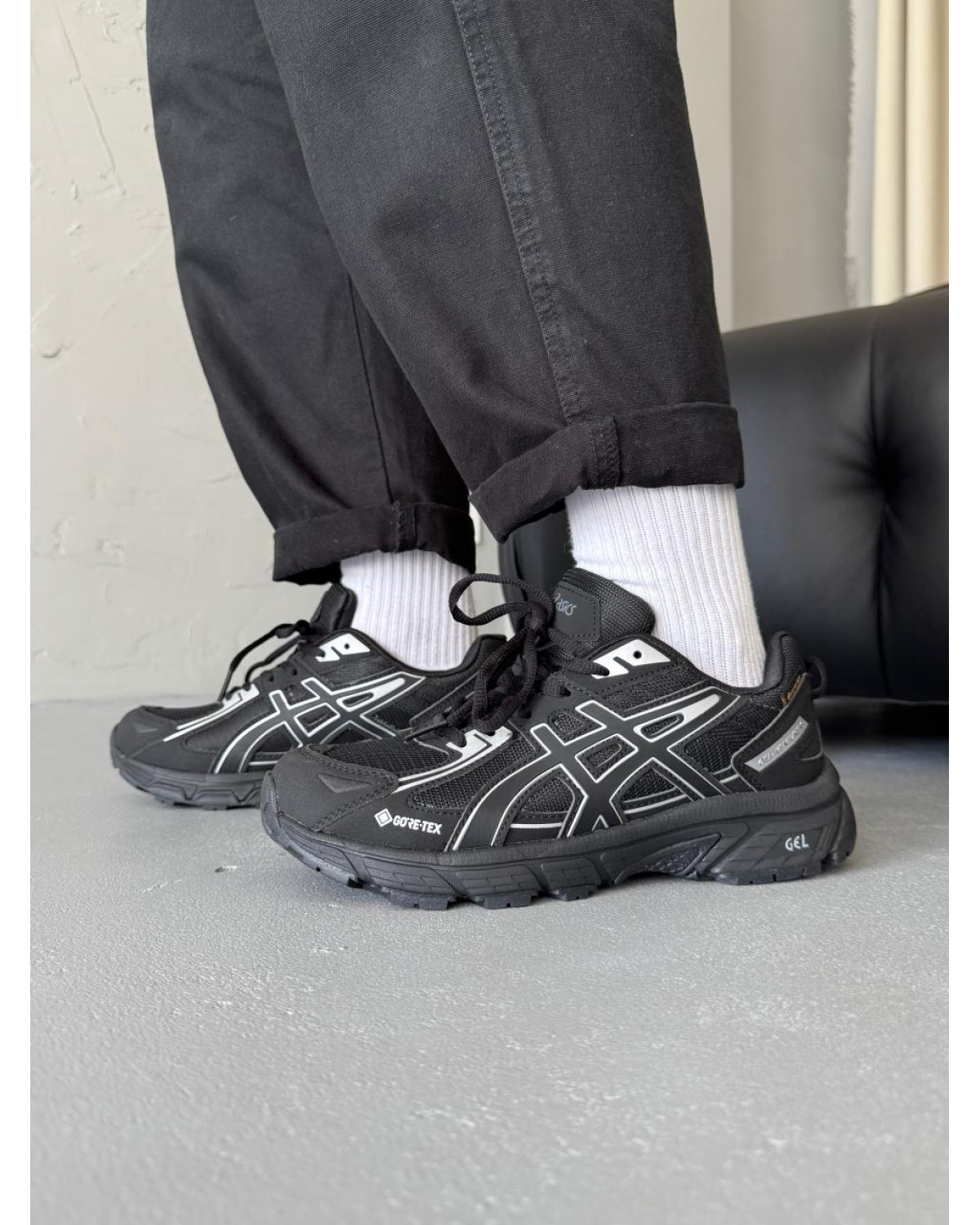 Asics Gel-Venture 6 Silver/Black Gore-Tex