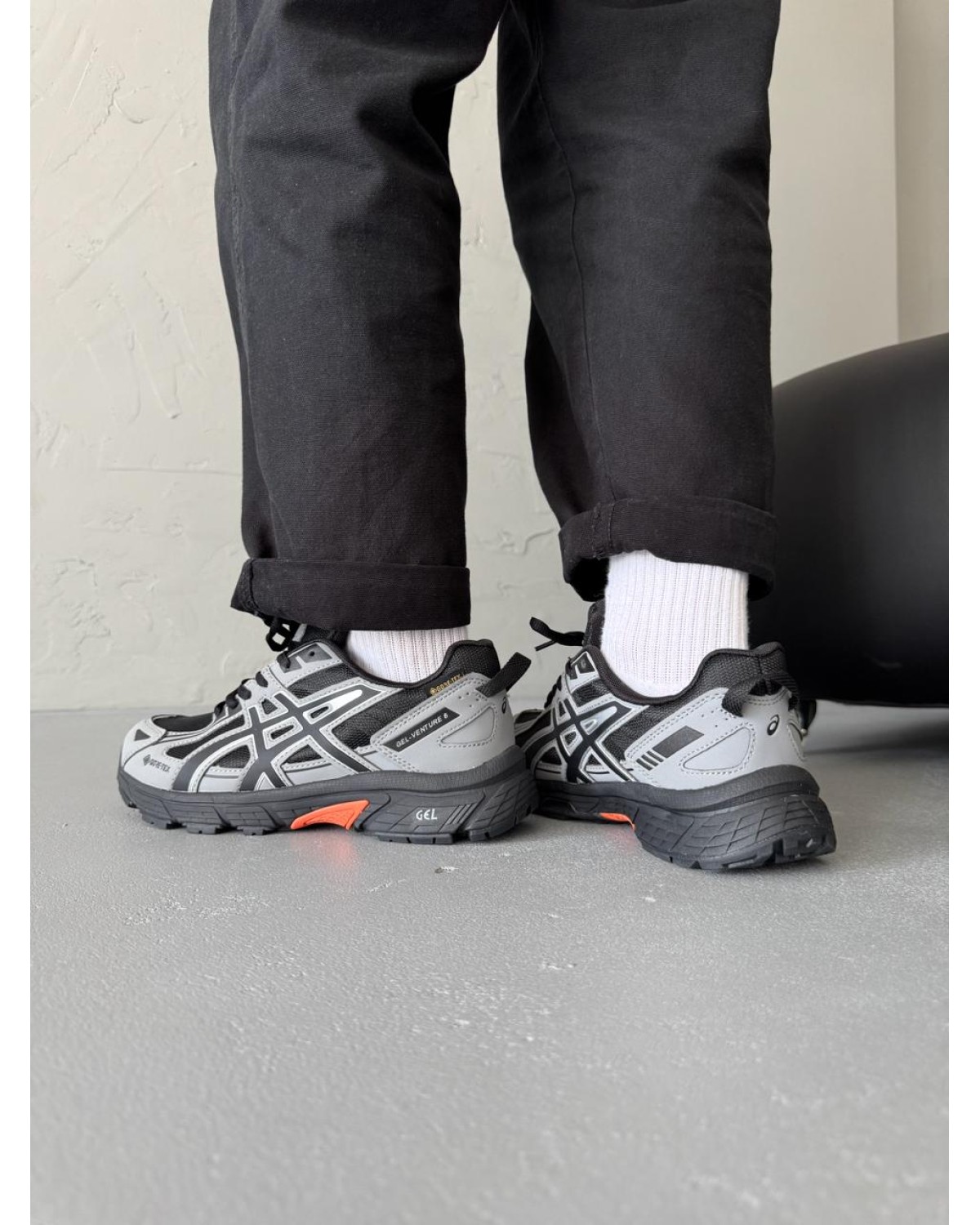 Asics Gel-Venture 6 Grey/Black Gore-Tex