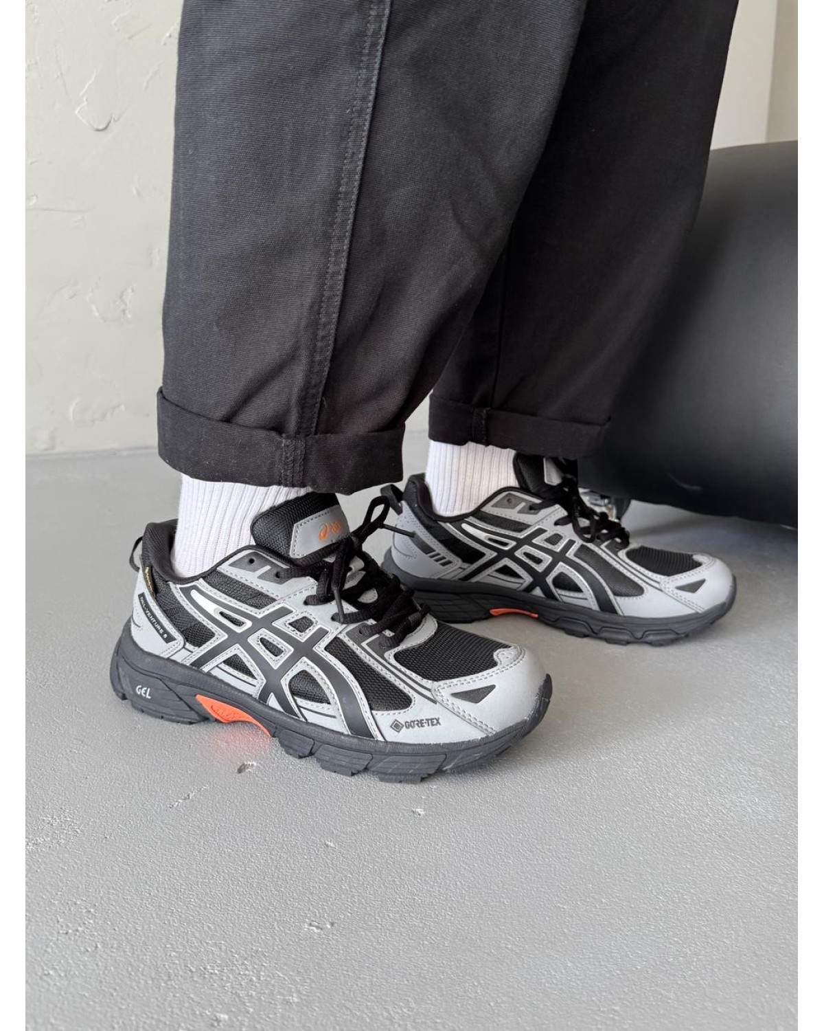 Asics Gel-Venture 6 Grey/Black Gore-Tex