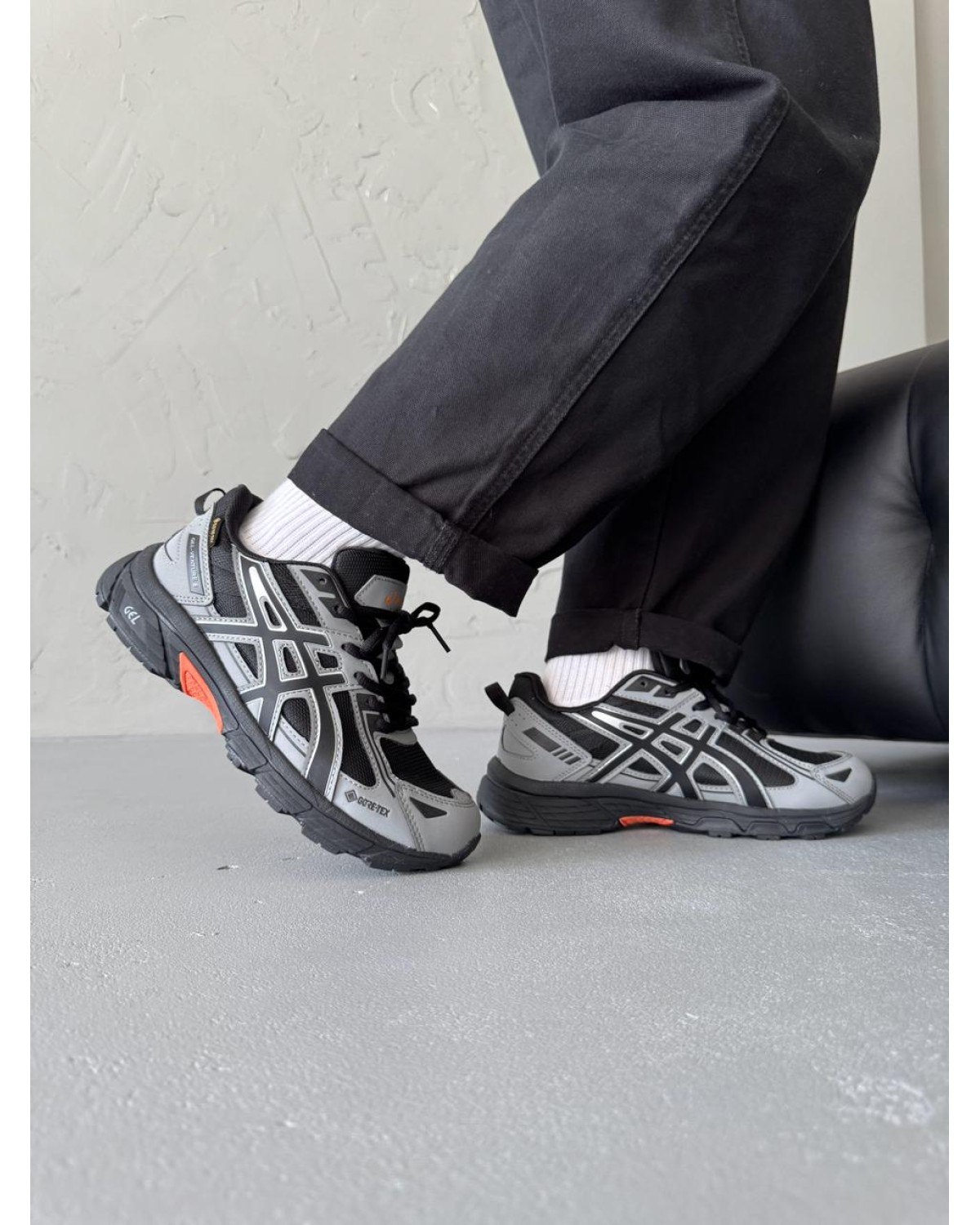 Asics Gel-Venture 6 Grey/Black Gore-Tex