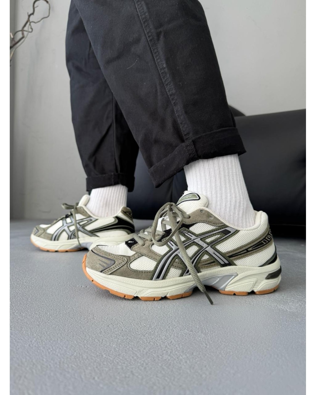 Asics Gel-1130 White/Khaki
