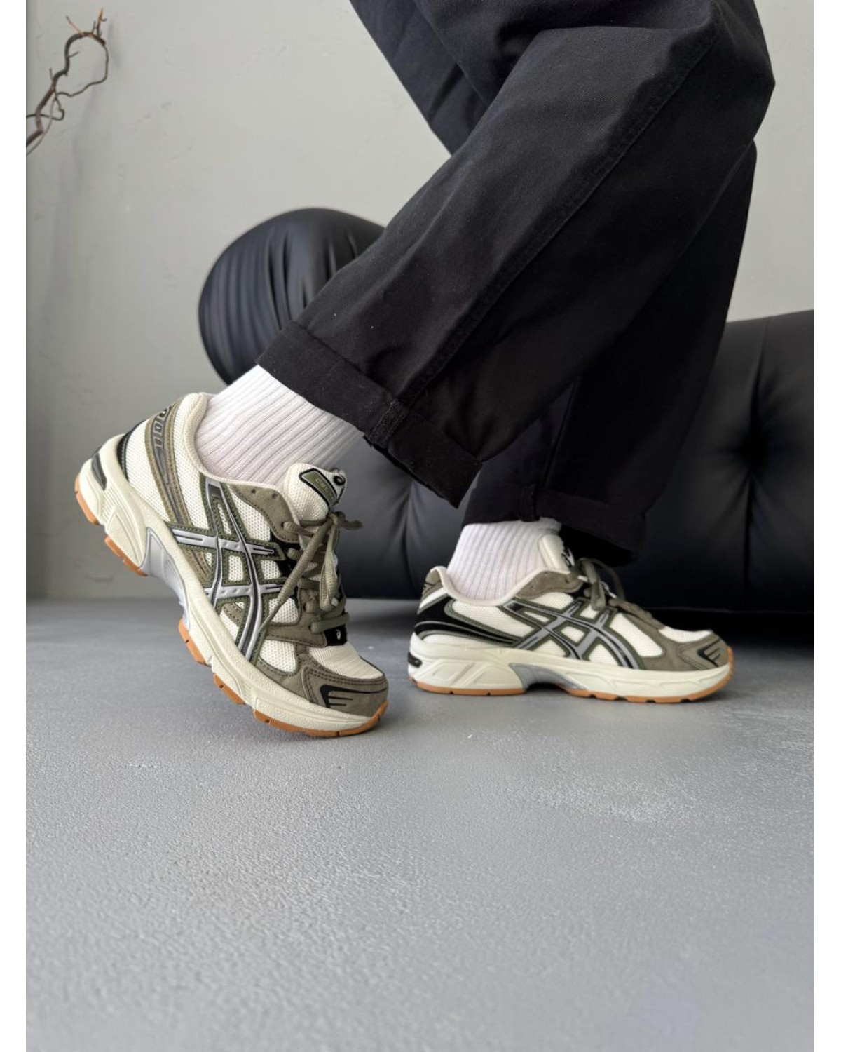 Asics Gel-1130 White/Khaki