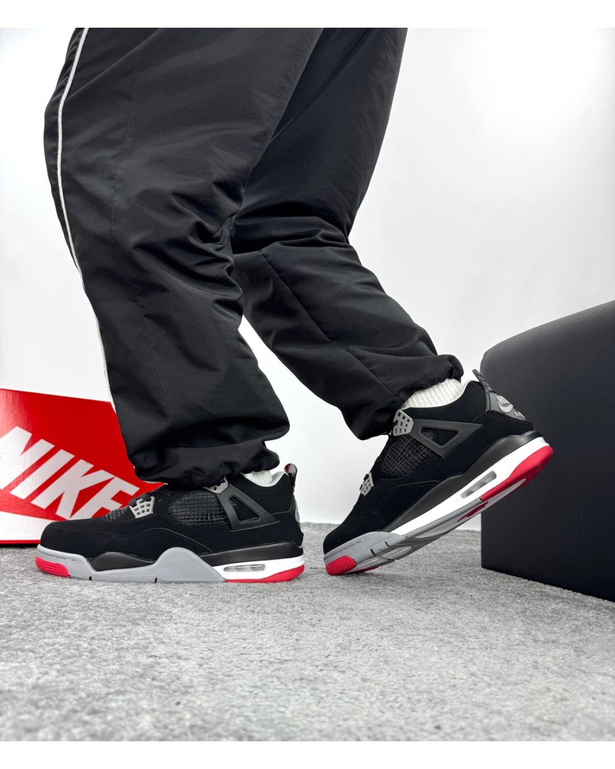 Nike Jordan 4 Black Rad White