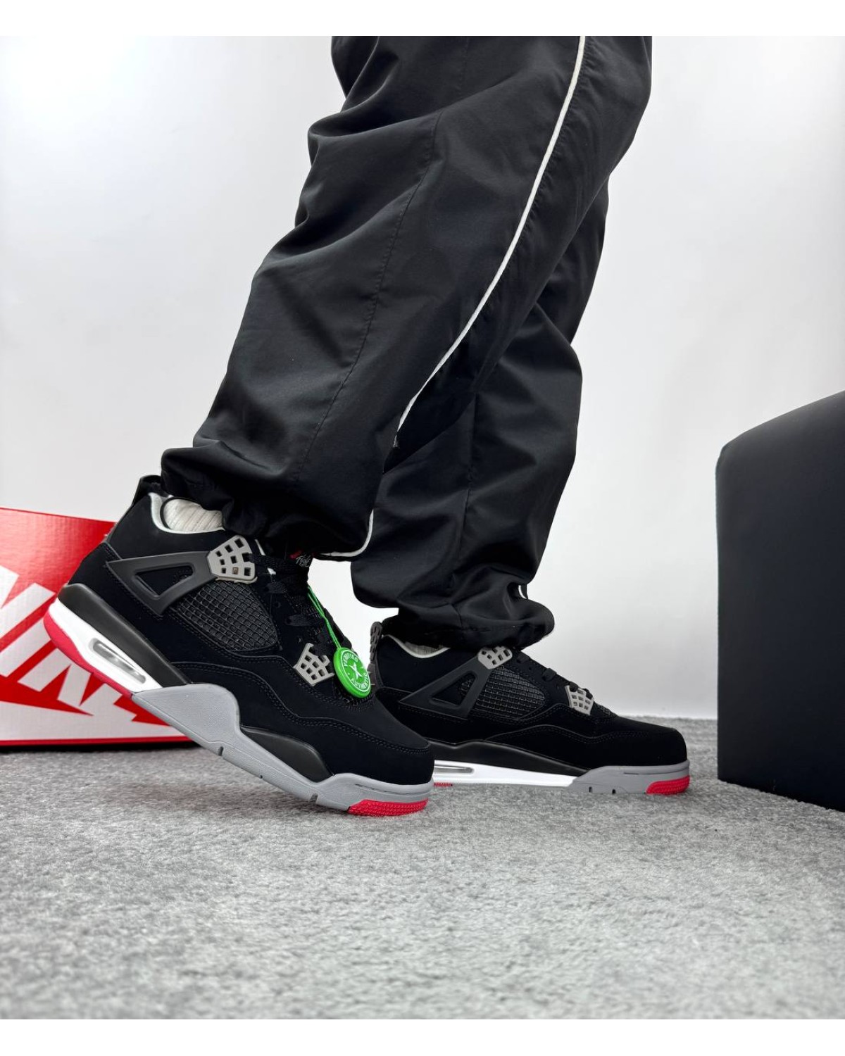 Nike Jordan 4 Black Rad White