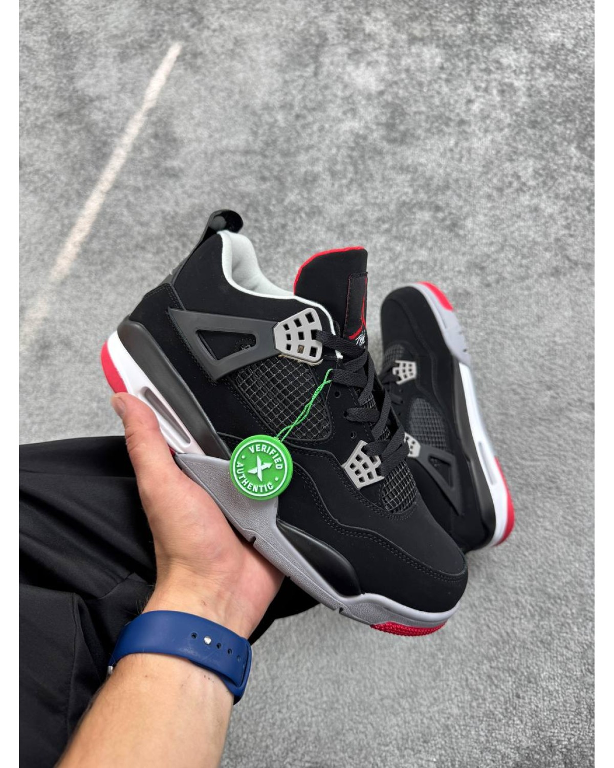 Nike Jordan 4 Black Rad White