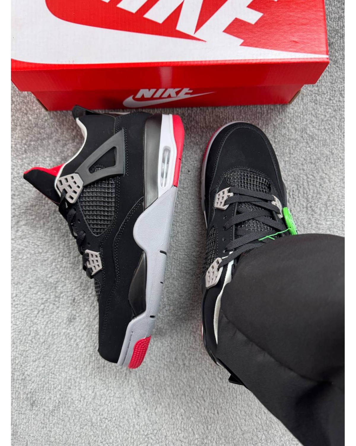 Nike Jordan 4 Black Rad White
