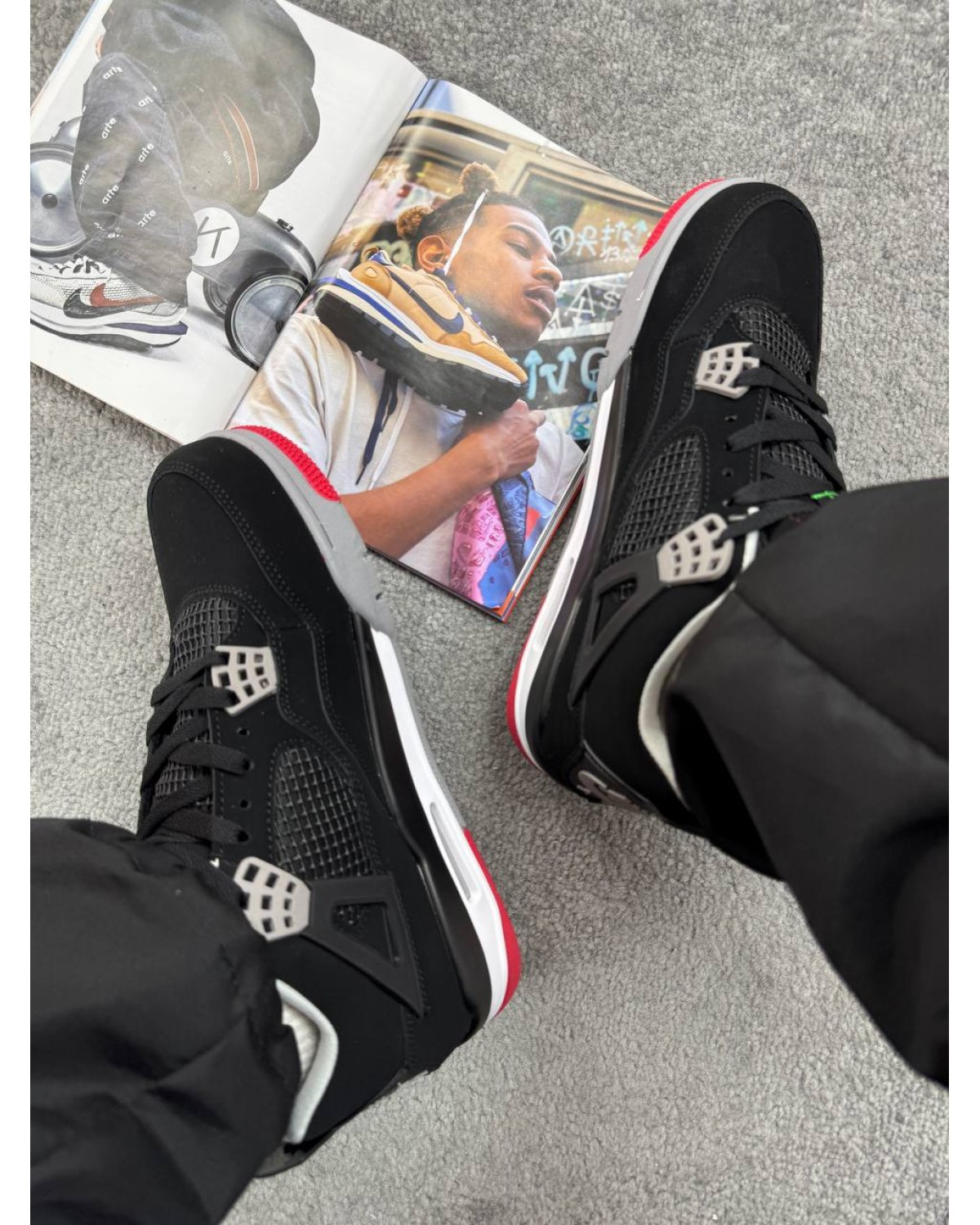 Nike Jordan 4 Black Rad White