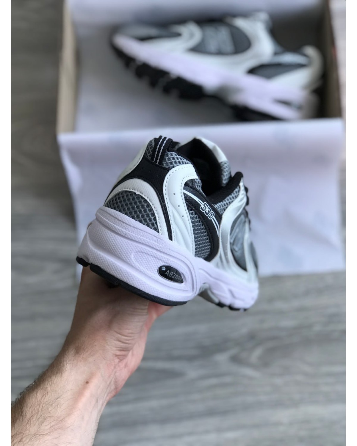 New Balance 530 White Black Gray