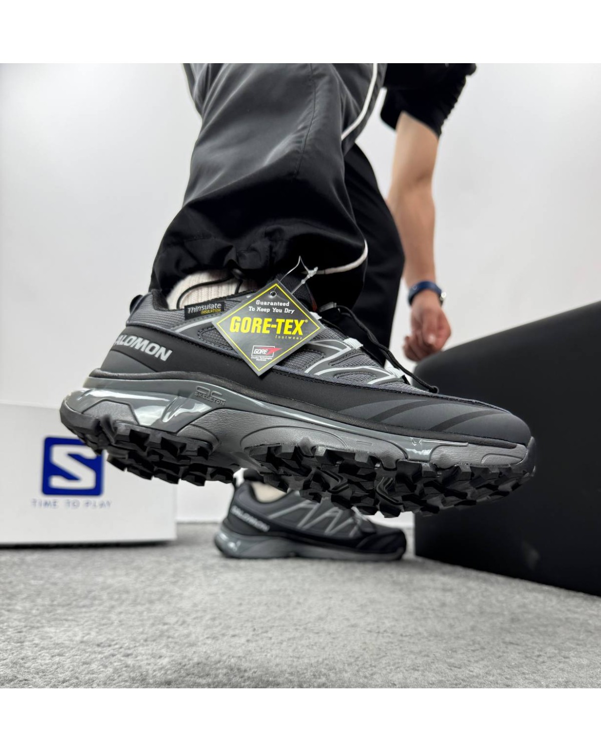 Salomon XT-6 Expanse Winter Grey Black Gore-Tex