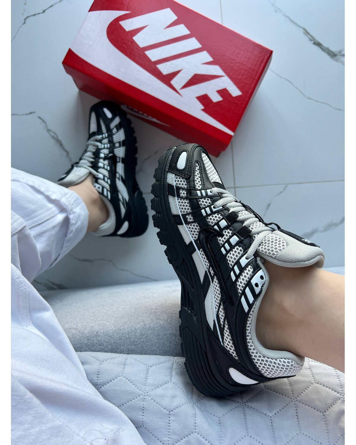 Nike P-6000 Black Grey