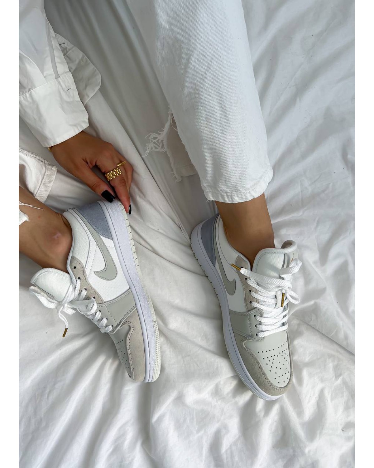 Jordan 1 Low Grey/Blue