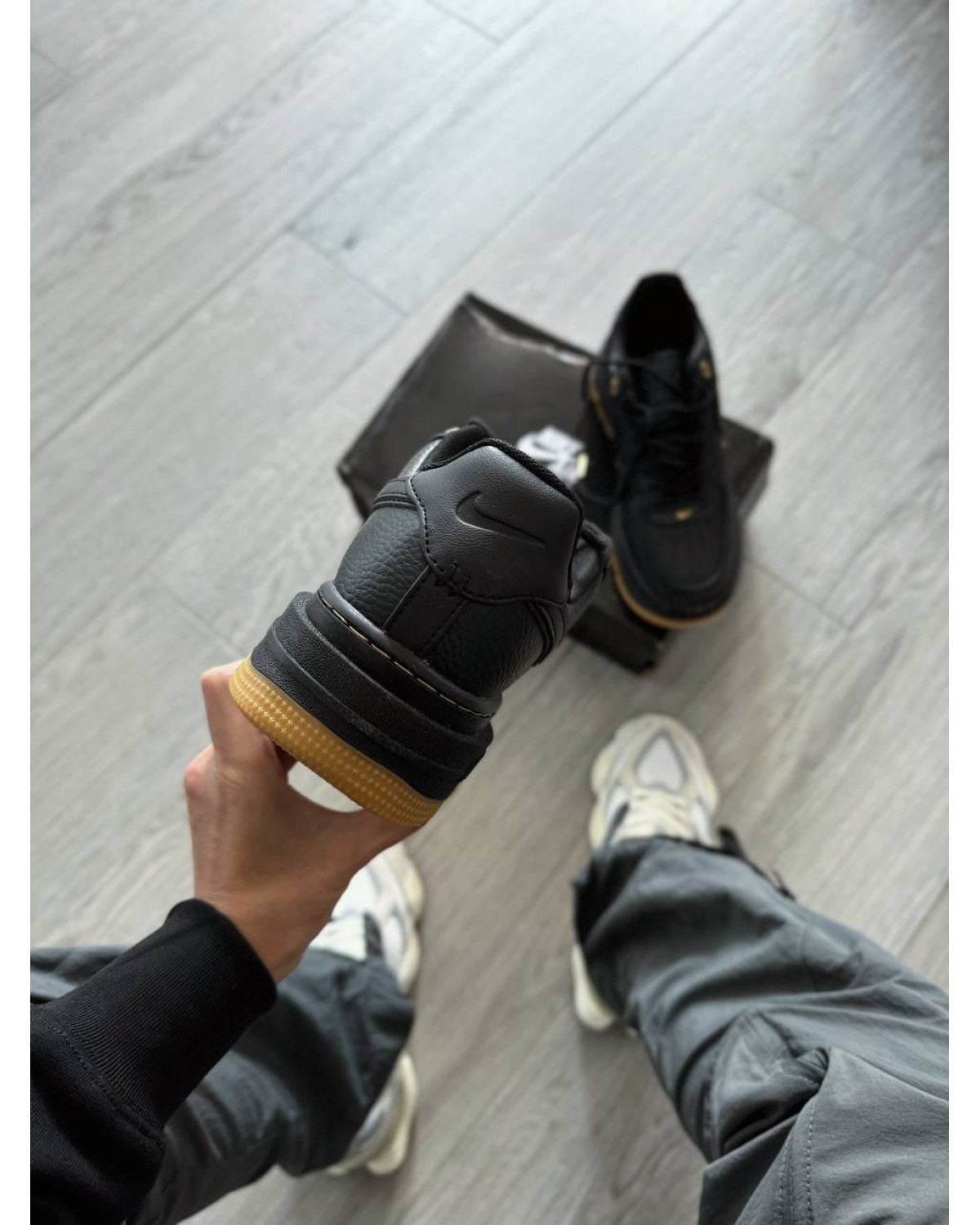 Nike Air Force 1 Luxe Black Gum