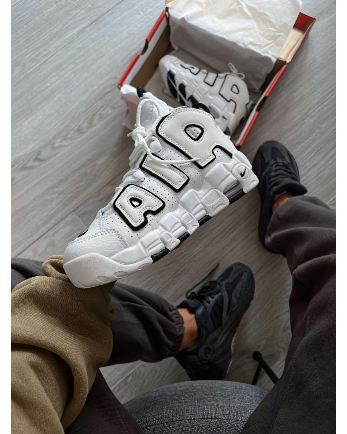 Nike Air More Uptempo 'White Black'