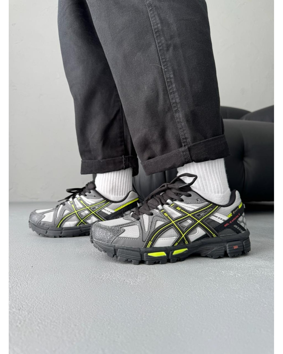 Asics Gel-Kahana 8 Grey/Neon Gore-Tex