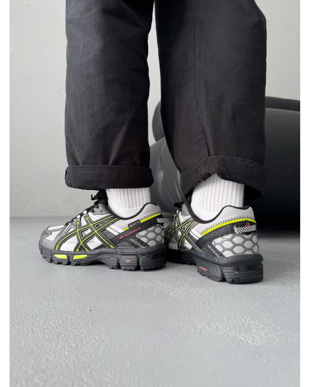 Asics Gel-Kahana 8 Grey/Neon Gore-Tex