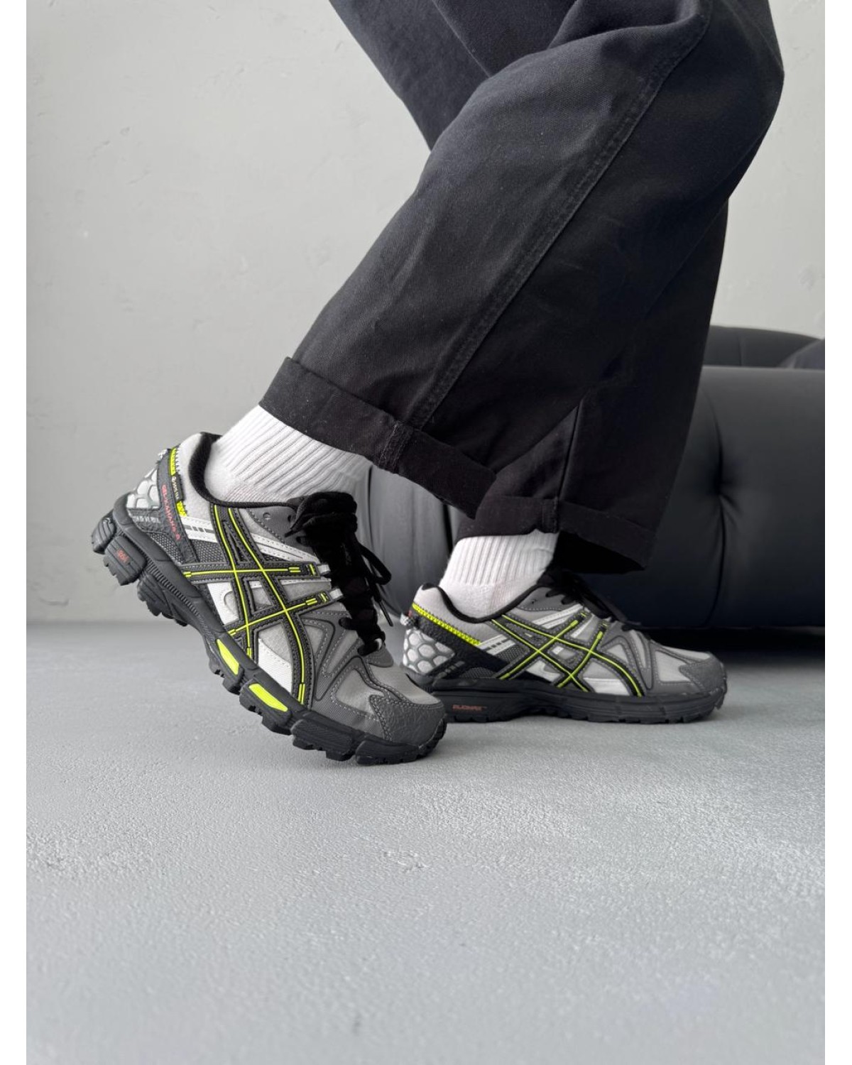 Asics Gel-Kahana 8 Grey/Neon Gore-Tex