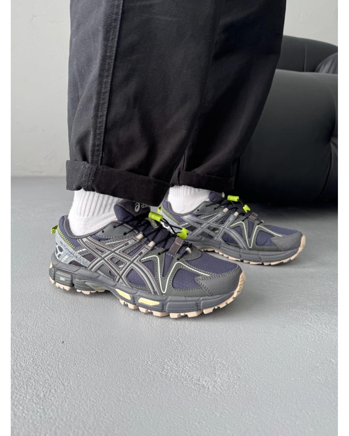 Asics Gel-Kahana 8 Black/Grey/Green Gore-Tex