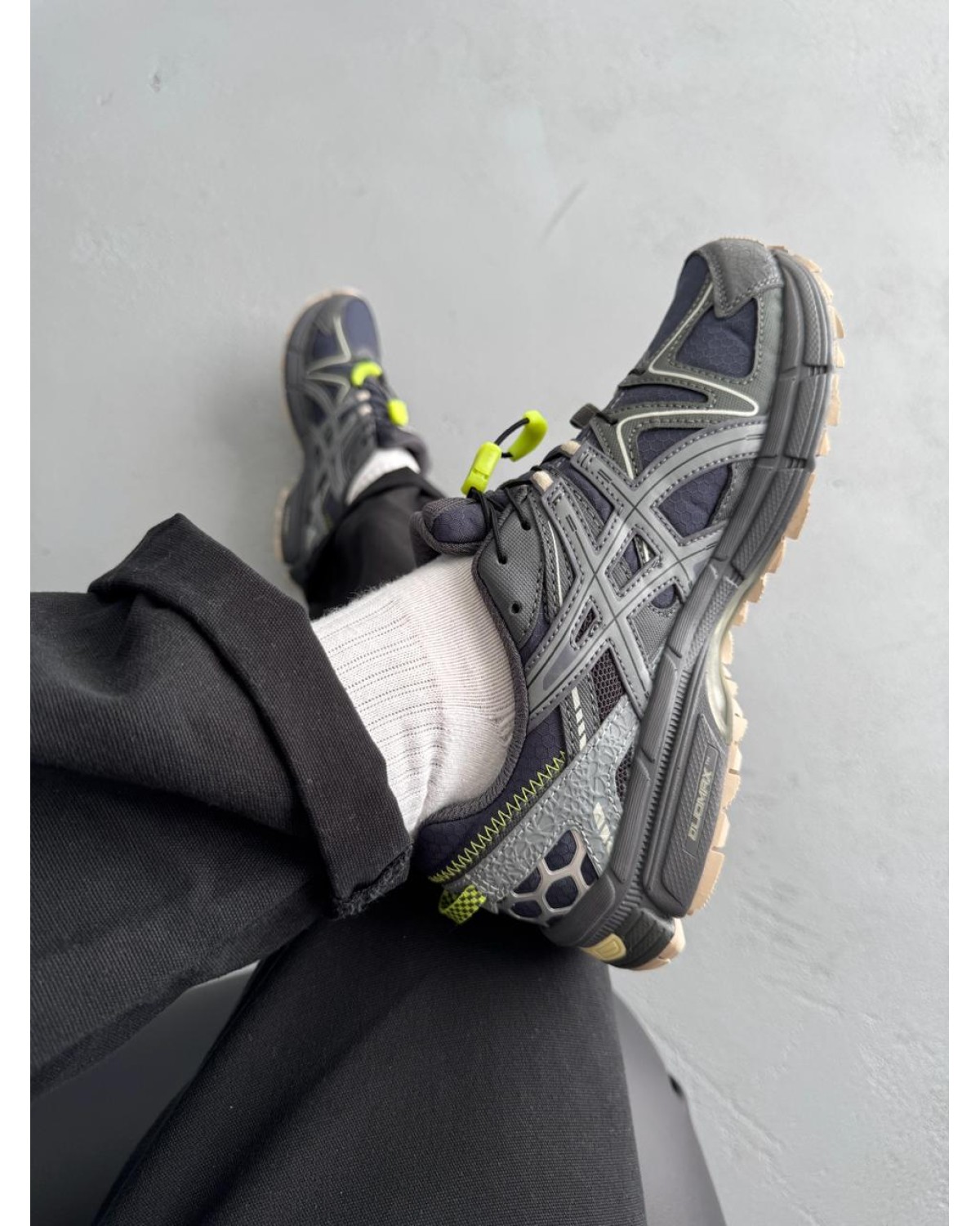 Asics Gel-Kahana 8 Black/Grey/Green Gore-Tex