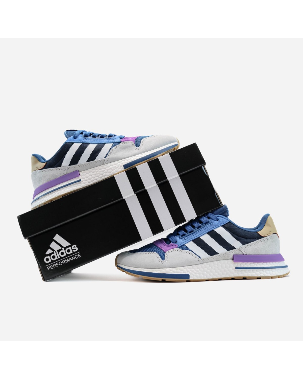 Adidas ZX 500 'Blue, Purple, Grey'