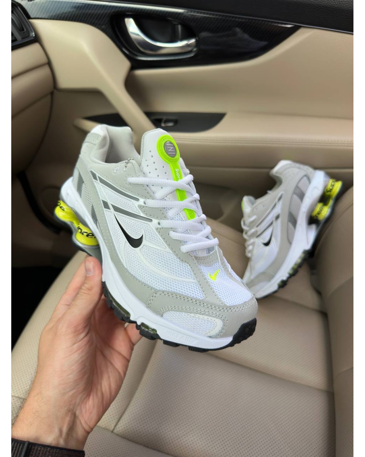 Nike Shox Ride 2 Supreme White Light Grey