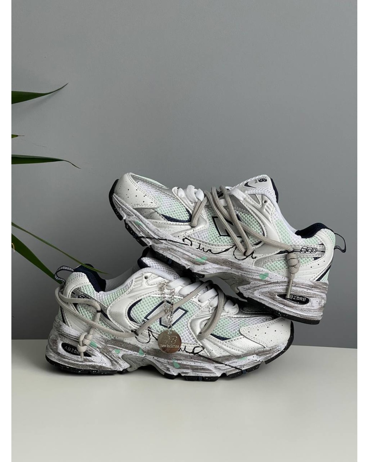 New Balance 530 Custom Silver