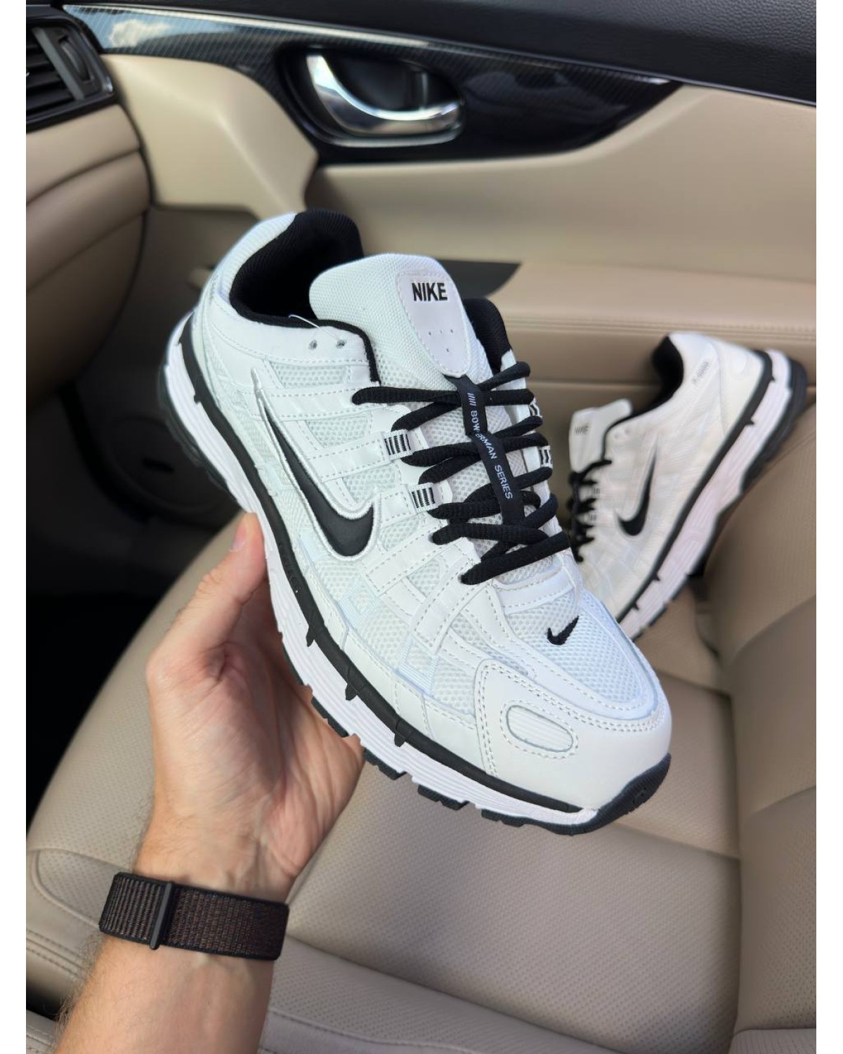 Nike P-6000 White Black