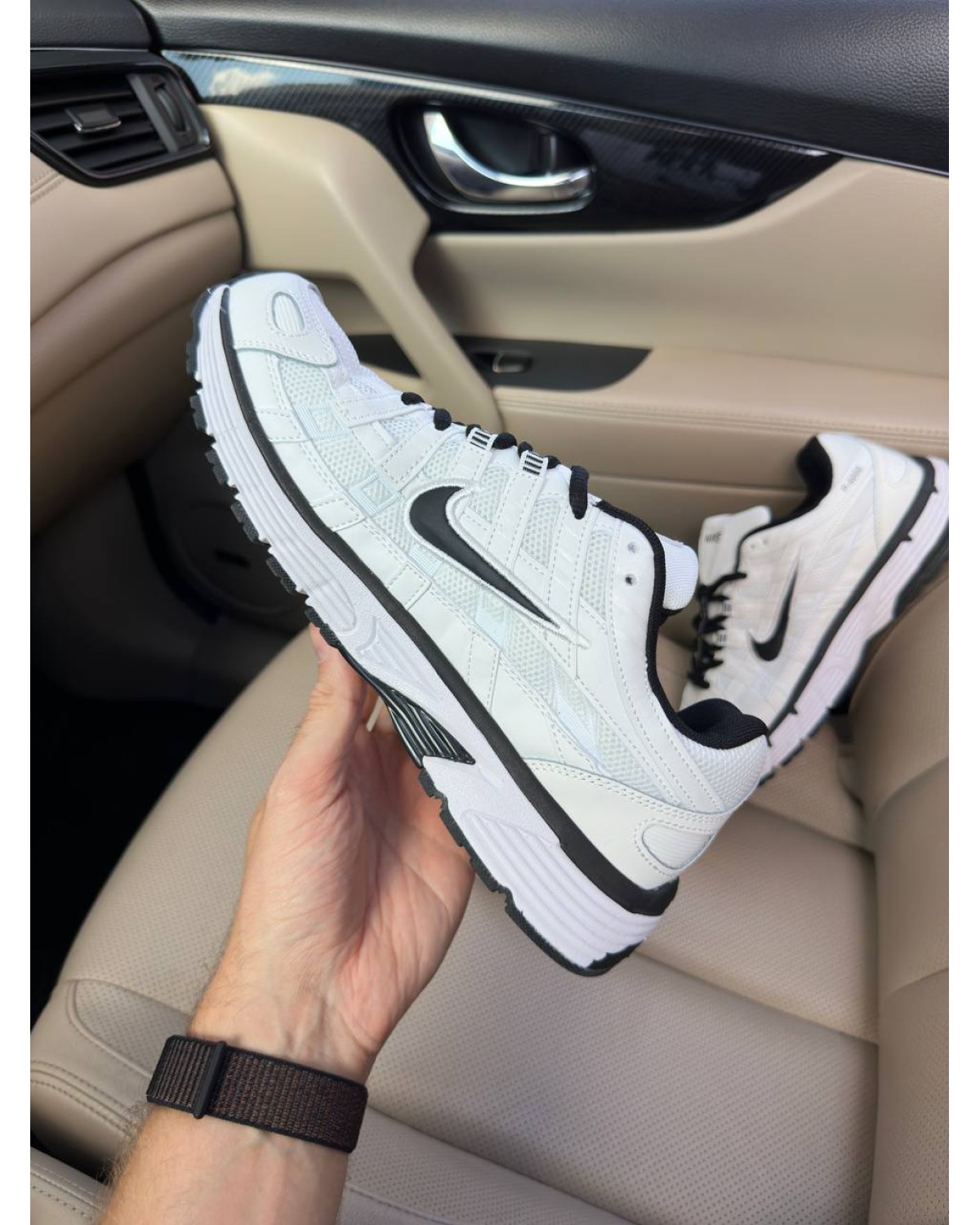 Nike P-6000 White Black