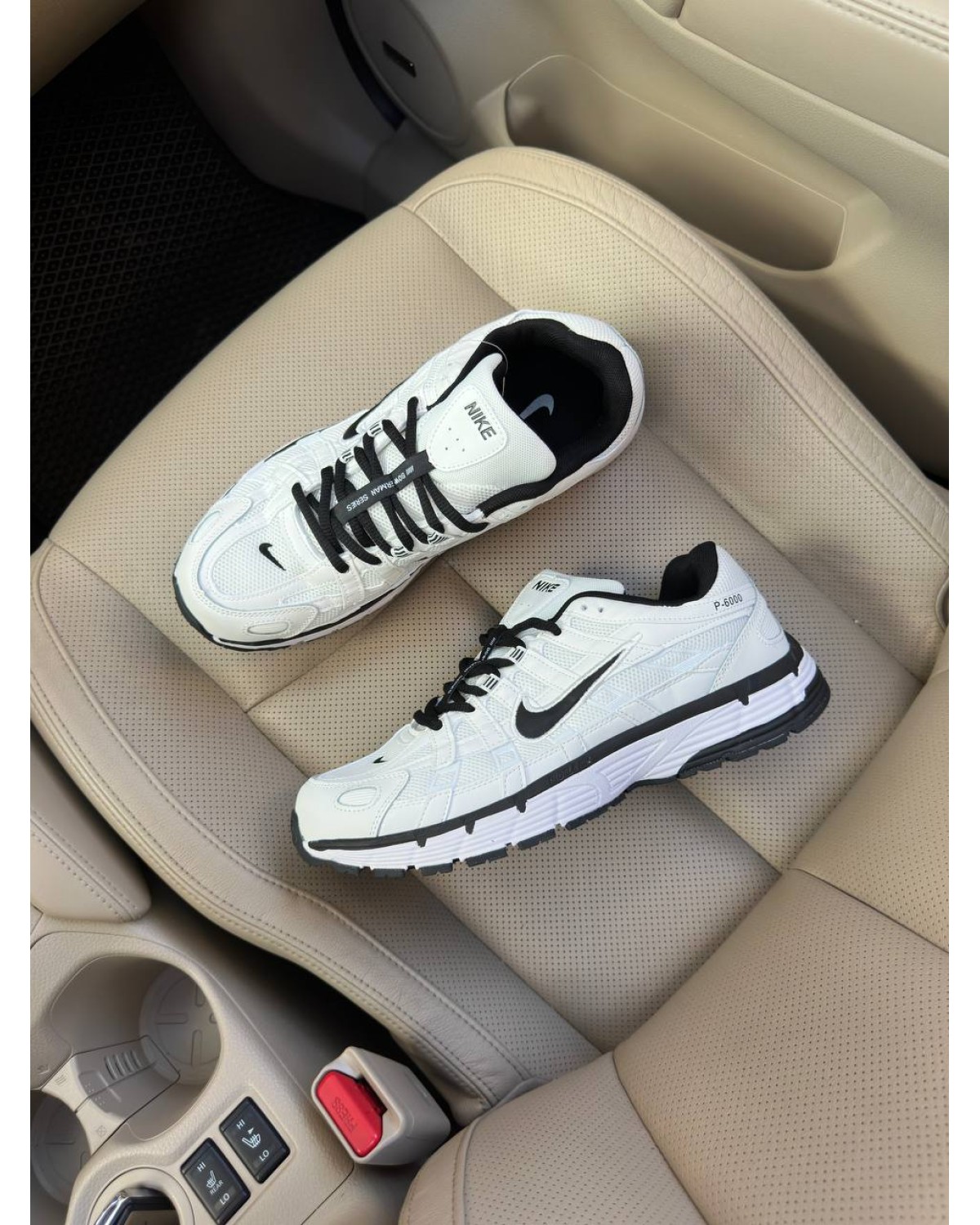 Nike P-6000 White Black